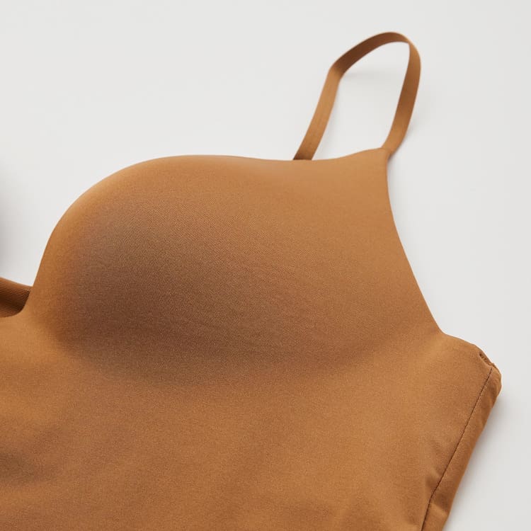 Uniqlo Mame Kurogouchi Airism Plunge Camisole Vesty Damske Hnede | CQYXGH-751