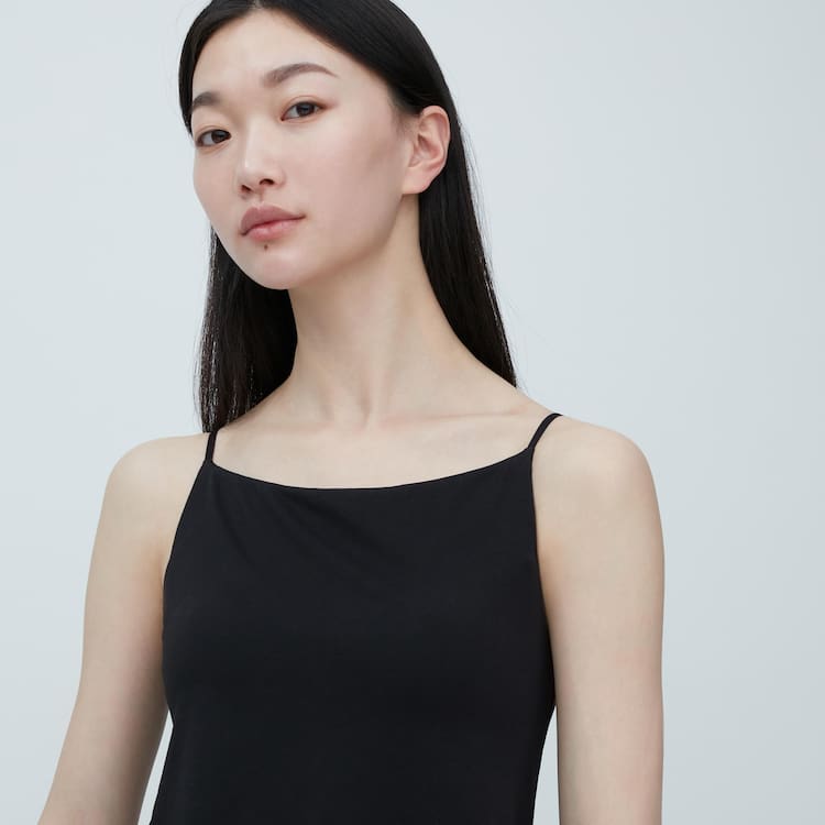 Uniqlo Mame Kurogouchi Airism Plunge Slip Podprsenky Damske Čierne | AVFKGW-851