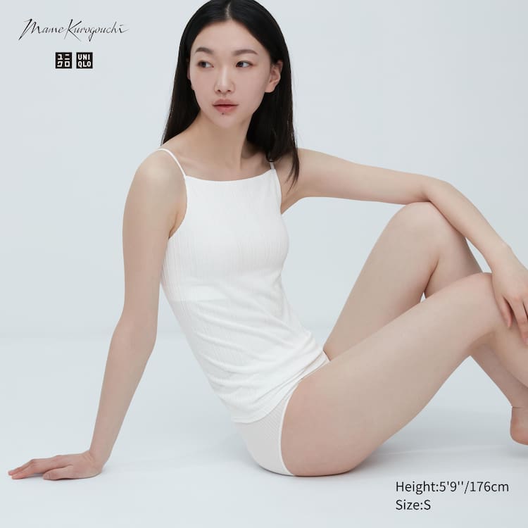 Uniqlo Mame Kurogouchi Airism Silk Camisole Podprsenky Damske Biele | GEXSYV-685