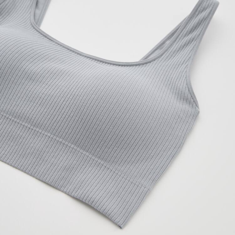 Uniqlo Mame Kurogouchi Relax Seamless Wireless Podprsenky Damske Siva | ECBFYG-870