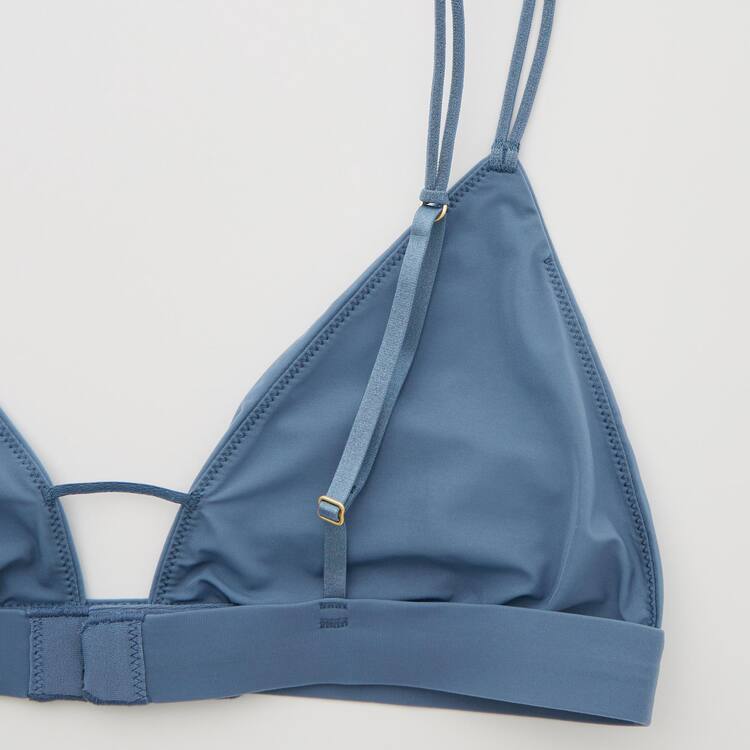 Uniqlo Mame Kurogouchi Sheer Triangle Wireless Podprsenky Damske Modre | GRAIZJ-845