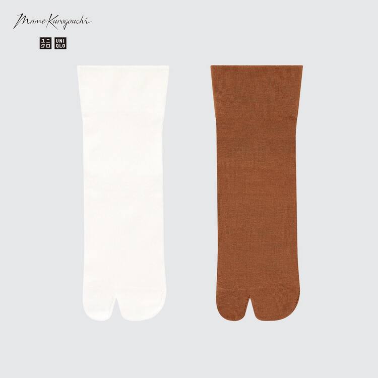 Uniqlo Mame Kurogouchi (Two Pairs) Ponozky Damske Biele Hnede | GTMNUC-085