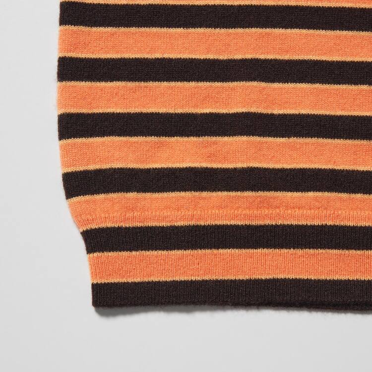 Uniqlo Marni Cashmere Pruhované Turtleneck Pleteniny Damske Oranžové | ZBGCIL-185