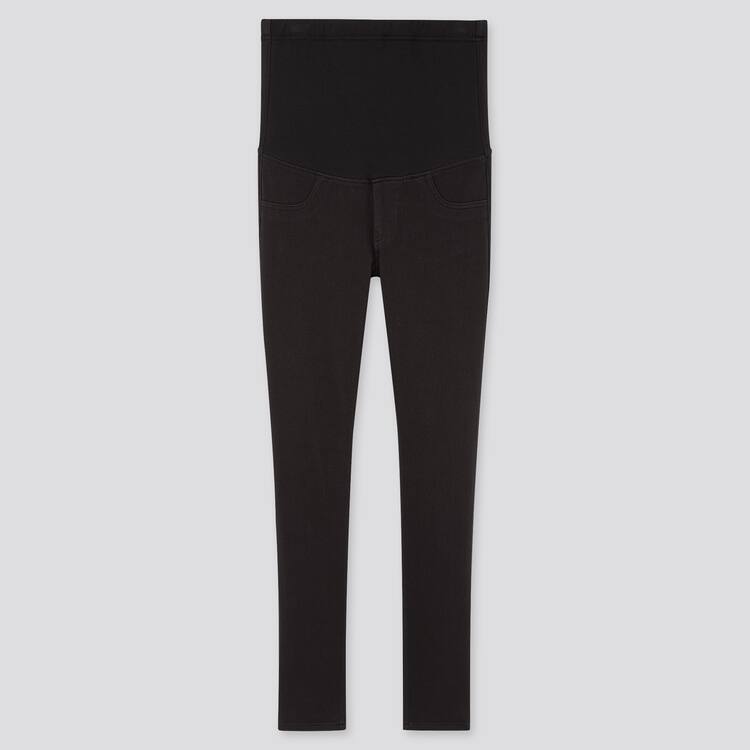 Uniqlo Maternity Long (2020 Season) Leginy Damske Čierne | ZXMEUK-932