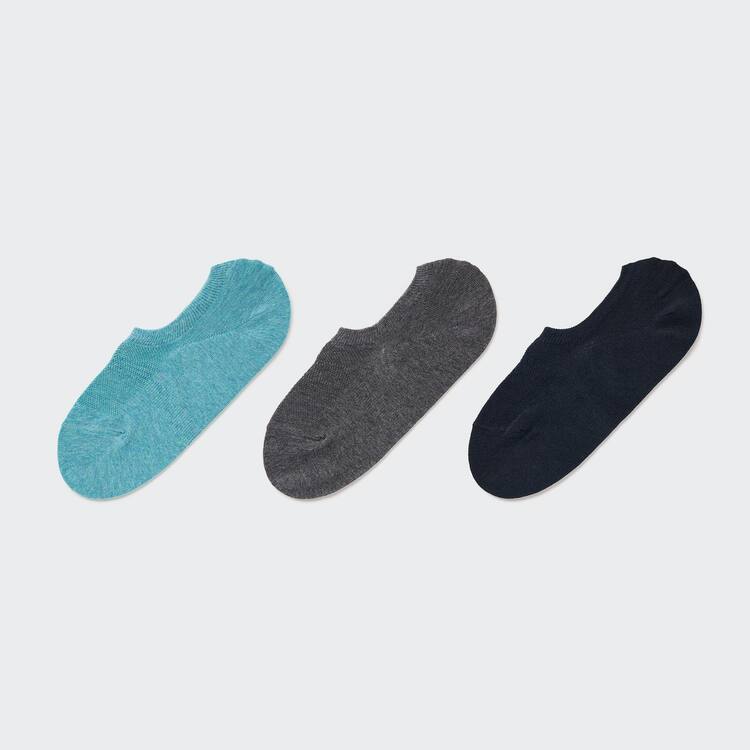 Uniqlo Mesh Invisible No-show (Three Pairs) Ponozky Damske Modre Siva Čierne | AZFWSO-648