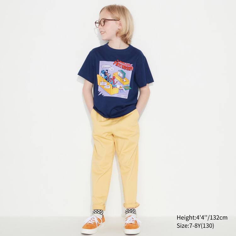 Uniqlo Mfa Utgp2023 Grafika Tricko Detske Námornícka Modrá | KSIDPR-974