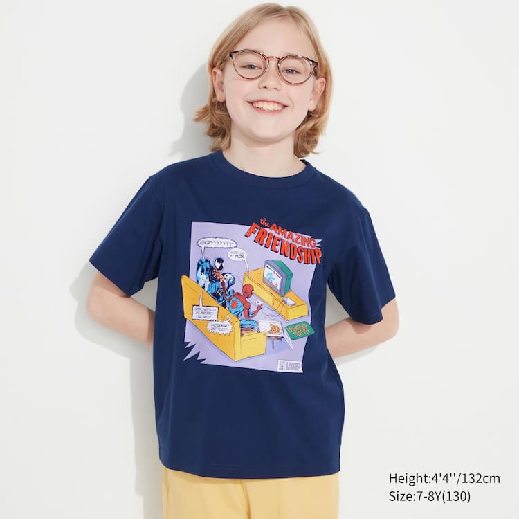 Uniqlo Mfa Utgp2023 Grafika Tricko Detske Námornícka Modrá | KSIDPR-974