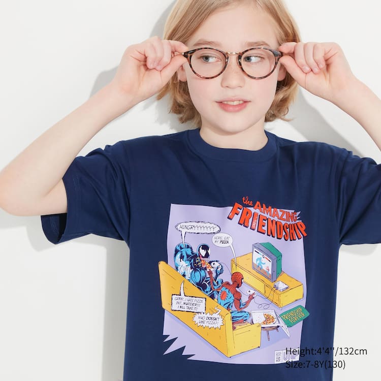Uniqlo Mfa Utgp2023 Grafika Tricko Detske Námornícka Modrá | KSIDPR-974