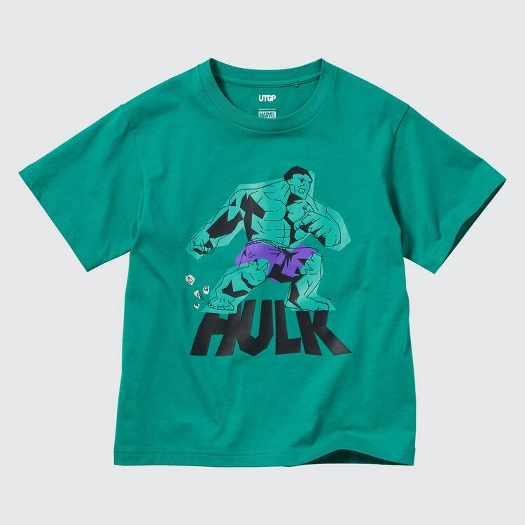 Uniqlo Mfa Utgp2023 Grafika Tricko Detske Zelene | YTGWBV-053