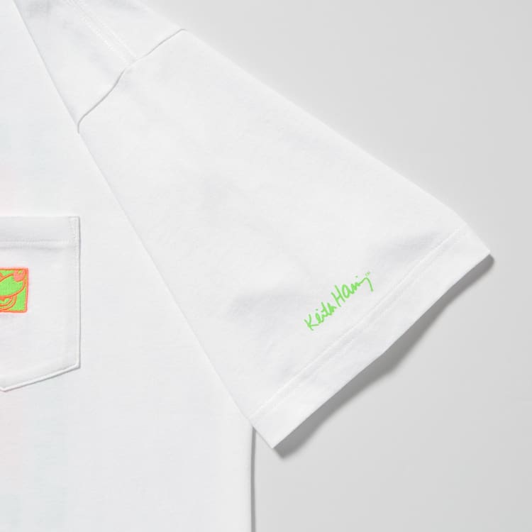 Uniqlo Mickey X Keith Haring Ut Grafika Tricko Panske Biele | LFAYNH-987