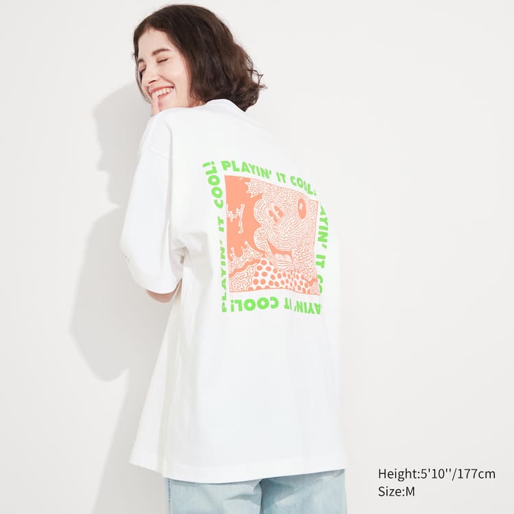 Uniqlo Mickey X Keith Haring Ut Grafika Tricko Panske Biele | LFAYNH-987