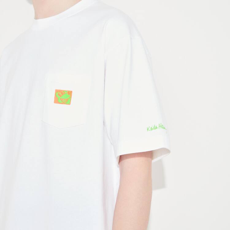 Uniqlo Mickey X Keith Haring Ut Grafika Tricko Panske Biele | LFAYNH-987
