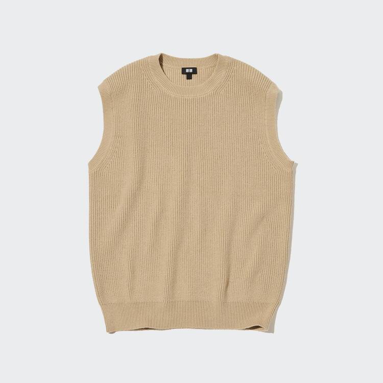 Uniqlo Middle Gauge Pletené Crew Neck Jumpers Panske Béžové | QYMCUR-938
