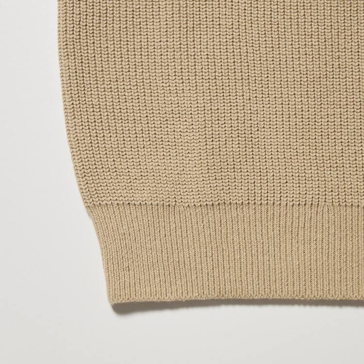 Uniqlo Middle Gauge Pletené Crew Neck Jumpers Panske Béžové | QYMCUR-938