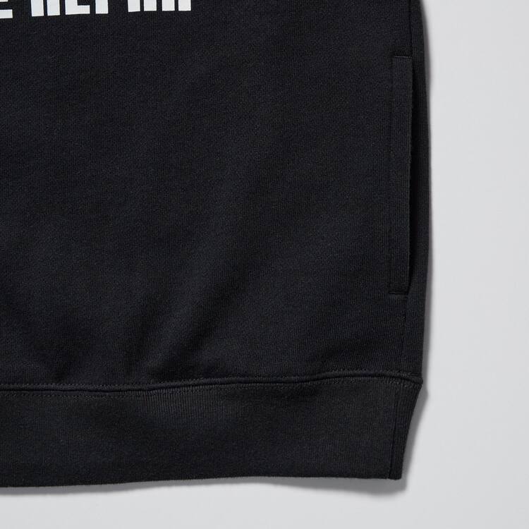 Uniqlo Minecraft Ut Grafika Sweat Mikiny S Kapucňou Detske Čierne | TEYPMZ-874