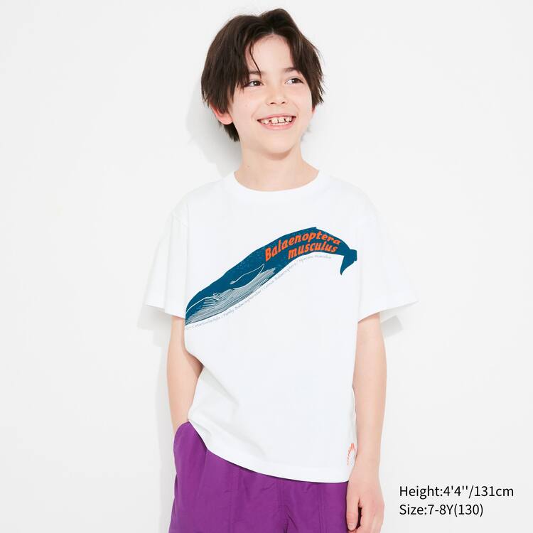 Uniqlo National Museum Tokyo Ut Grafika Tricko Detske Biele | JSTVEY-263