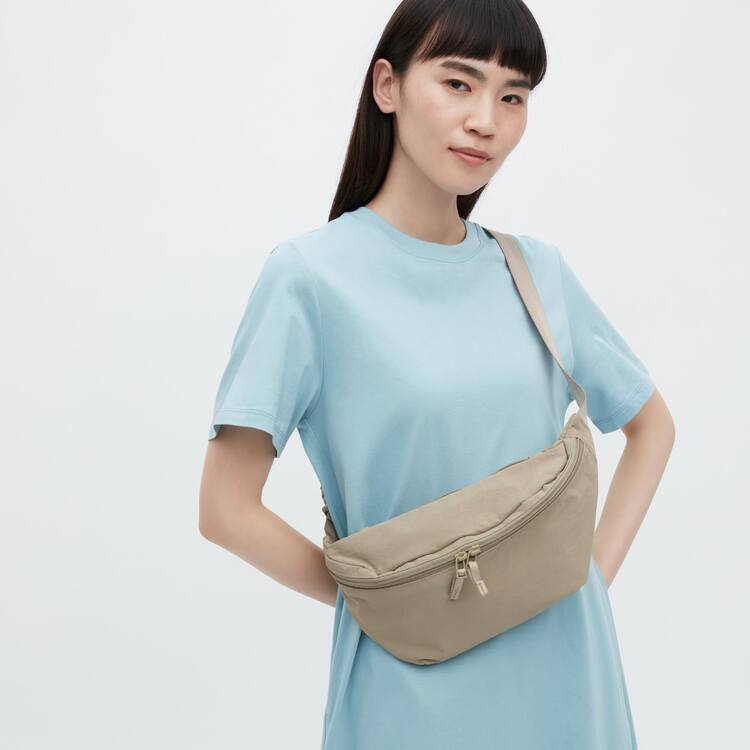 Uniqlo Nylon Crossbody Tasky Damske Béžové | BPGLJQ-219