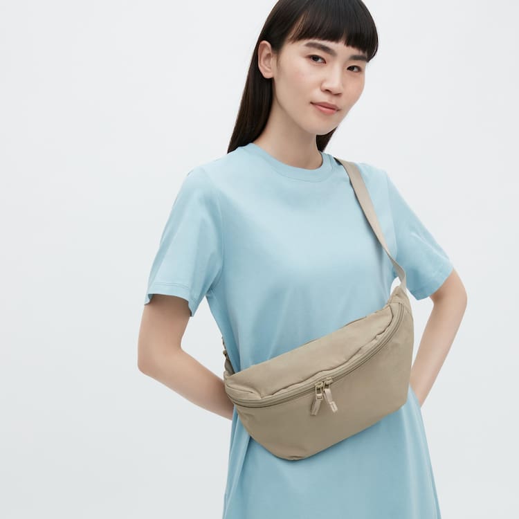 Uniqlo Nylon Crossbody Tasky Panske Béžové | FMCAEJ-957