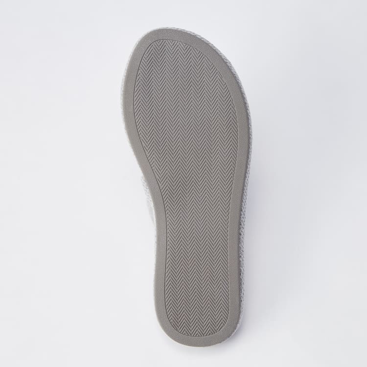 Uniqlo Open Spicou Waffle Papuce Panske Siva | VLCSOP-014
