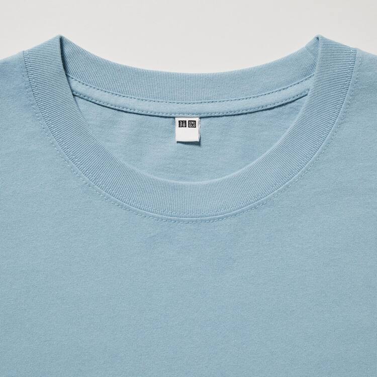 Uniqlo Oversized Pocket Crew Neck Half Sleeved Tricko Panske Modre | ZVGJBE-352