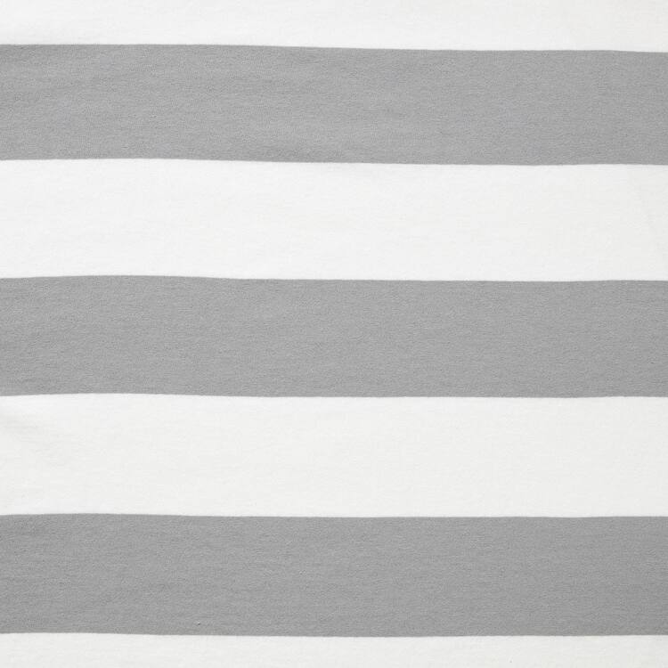 Uniqlo Oversized Pruhované Half Sleeved Tricko Panske Siva | VBERWM-165