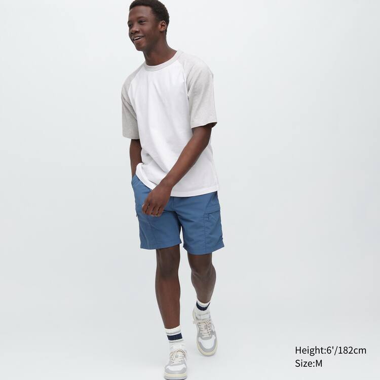 Uniqlo Oversized Raglan Half Sleeved Tricko Panske Siva | VQFWMD-710