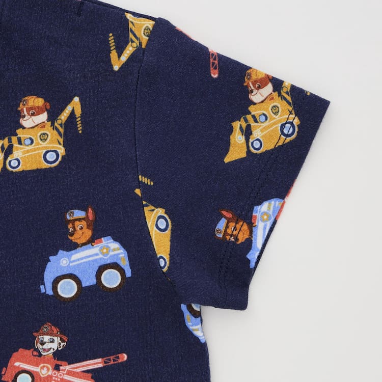 Uniqlo Paw Patrol Ut Grafika Tricko Pre Babatka Modre | DRBVOX-264