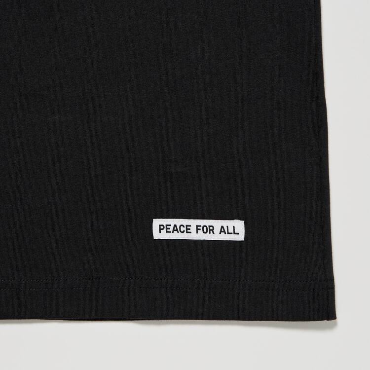Uniqlo Peace For All Ut Grafika (Adam Scott) Tricko Damske Čierne | ERSLGU-871