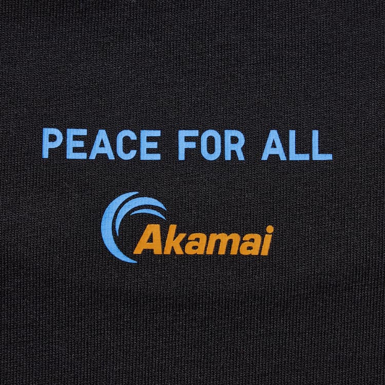 Uniqlo Peace For All Ut Grafika (Akamai Technologies) Tricko Panske Čierne | ODFKCJ-583