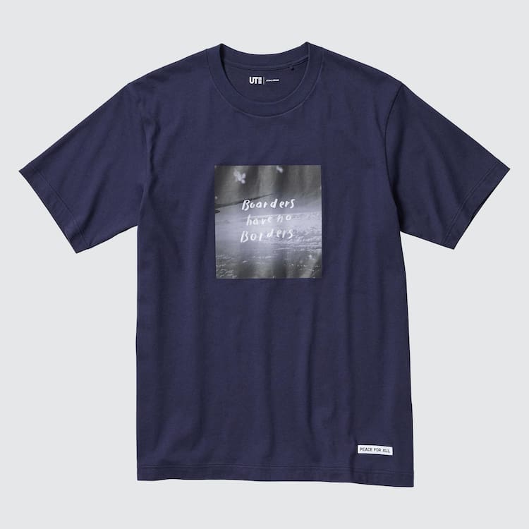 Uniqlo Peace For All Ut Grafika (Ayumu Hirano) Tricko Panske Námornícka Modrá | LWEADJ-869