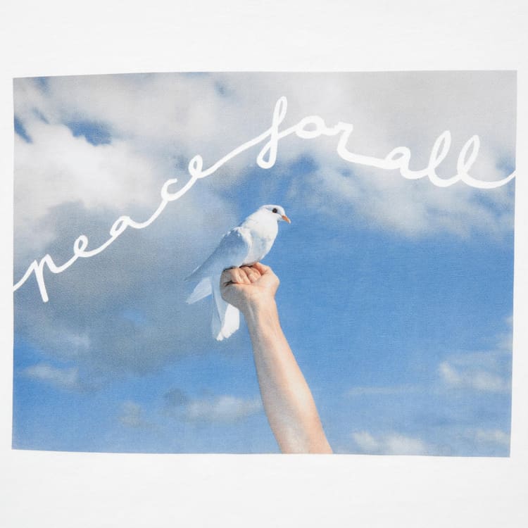 Uniqlo Peace For All Ut Grafika (Cristina De Middel) Tricko Panske Biele | JSLYOW-638