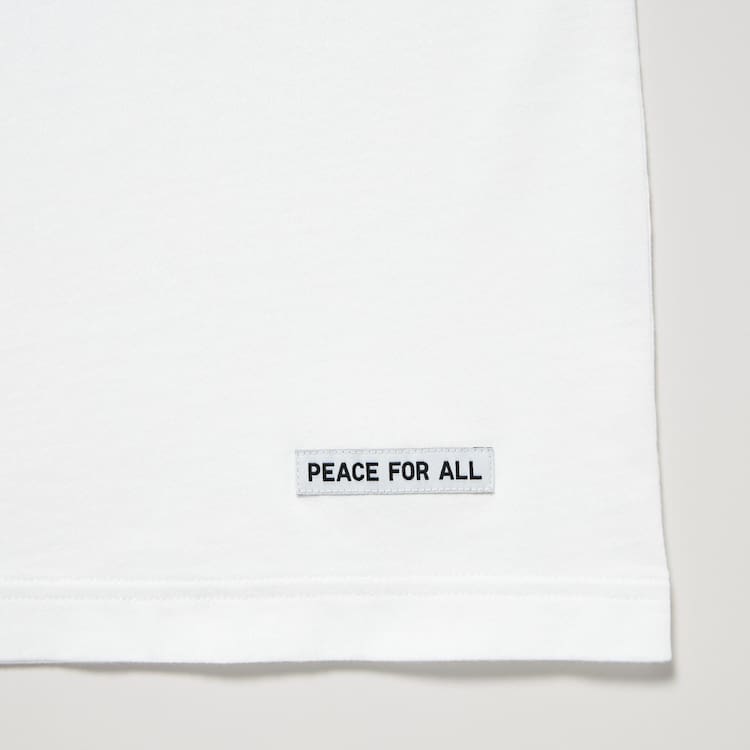 Uniqlo Peace For All Ut Grafika (Ines De La Fressange) Tricko Panske Biele | DVSNHC-897