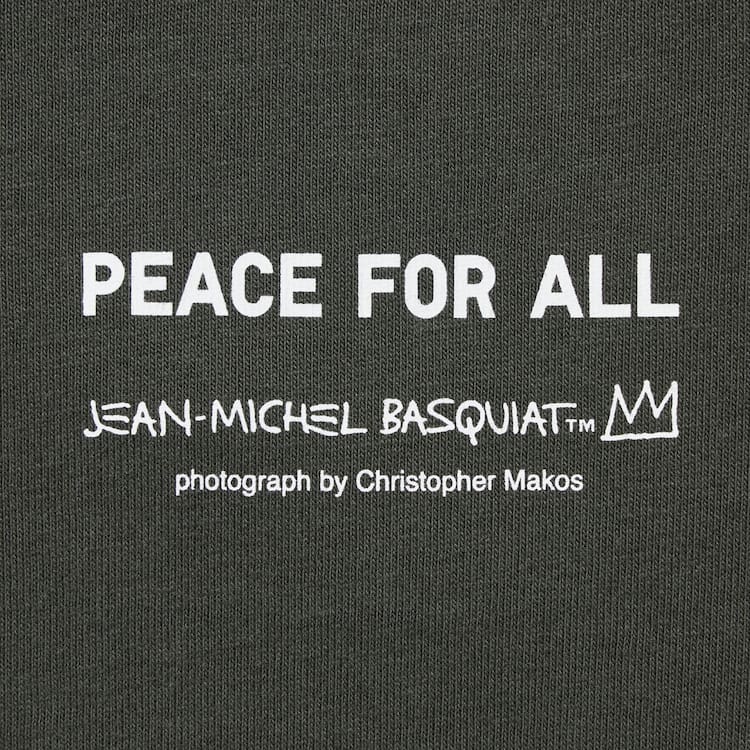 Uniqlo Peace For All Ut Grafika (Jean-michel Basquiat And Christopher Makos) Tricko Damske Tmavo Siva | IOHJYL-429