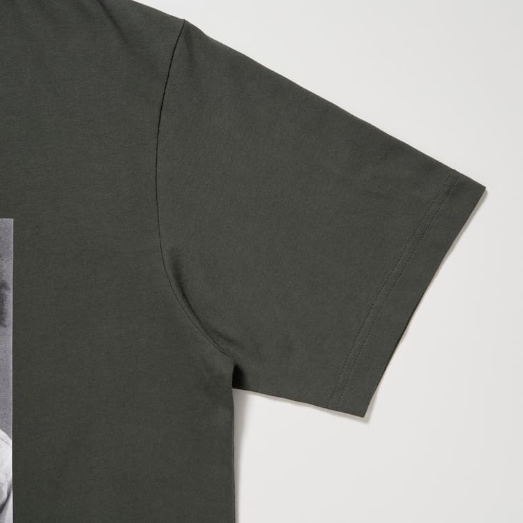 Uniqlo Peace For All Ut Grafika (Jean-michel Basquiat And Christopher Makos) Tricko Damske Tmavo Siva | IOHJYL-429