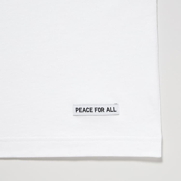 Uniqlo Peace For All Ut Grafika (Jonathan Anderson) Tricko Panske Biele | TOJWXE-238