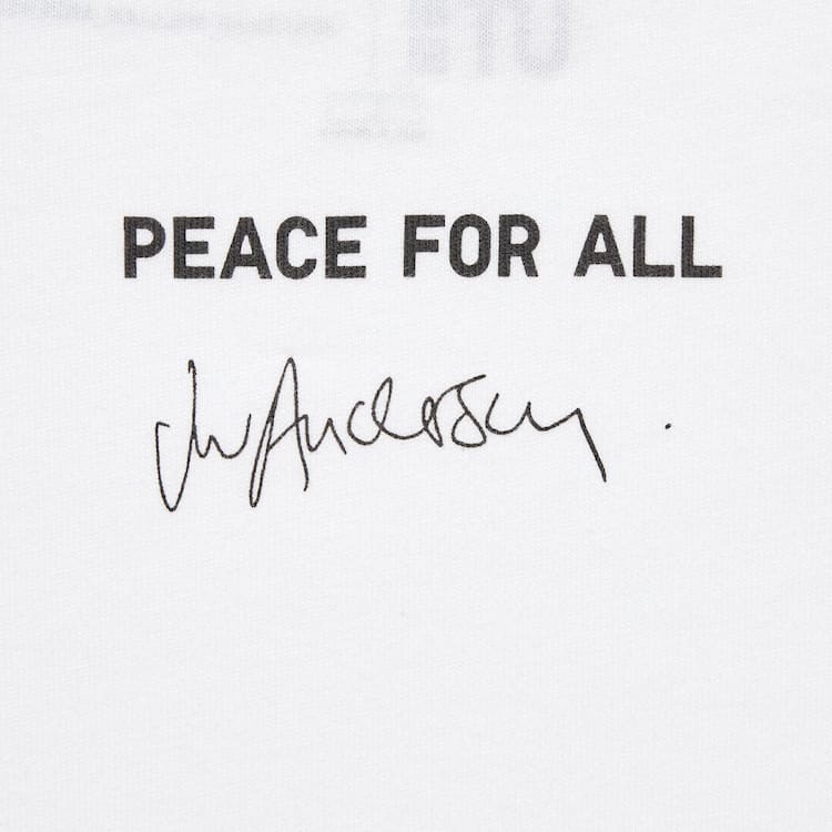 Uniqlo Peace For All Ut Grafika (Jonathan Anderson) Tricko Panske Biele | TOJWXE-238