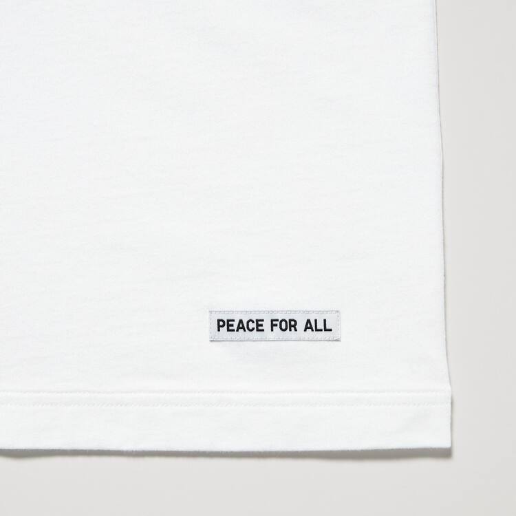 Uniqlo Peace For All Ut Grafika (Kashiwa Sato) Tricko Panske Biele | TMRKJL-360