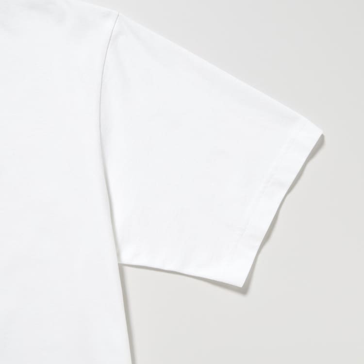 Uniqlo Peace For All Ut Grafika (Kei Nishikori) Tricko Panske Biele | ZELWBX-310