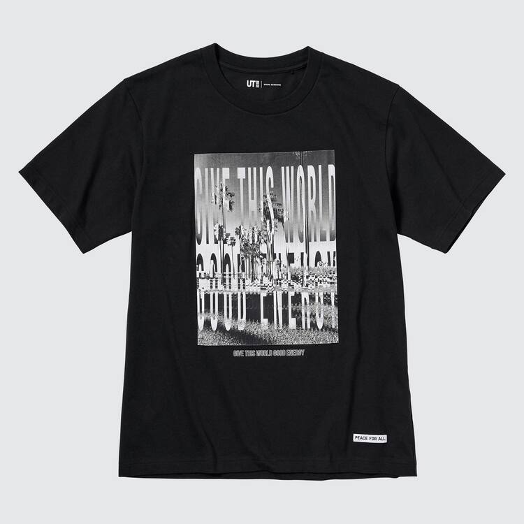 Uniqlo Peace For All Ut Grafika (Kosuke Kawamura) Tricko Damske Čierne | KUFETC-213