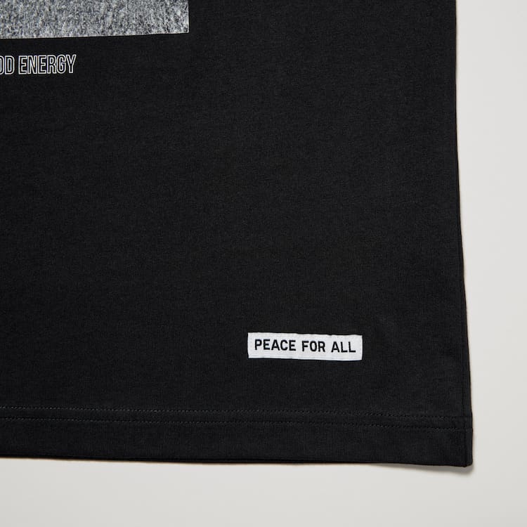 Uniqlo Peace For All Ut Grafika (Kosuke Kawamura) Tricko Panske Čierne | MHIOPV-650