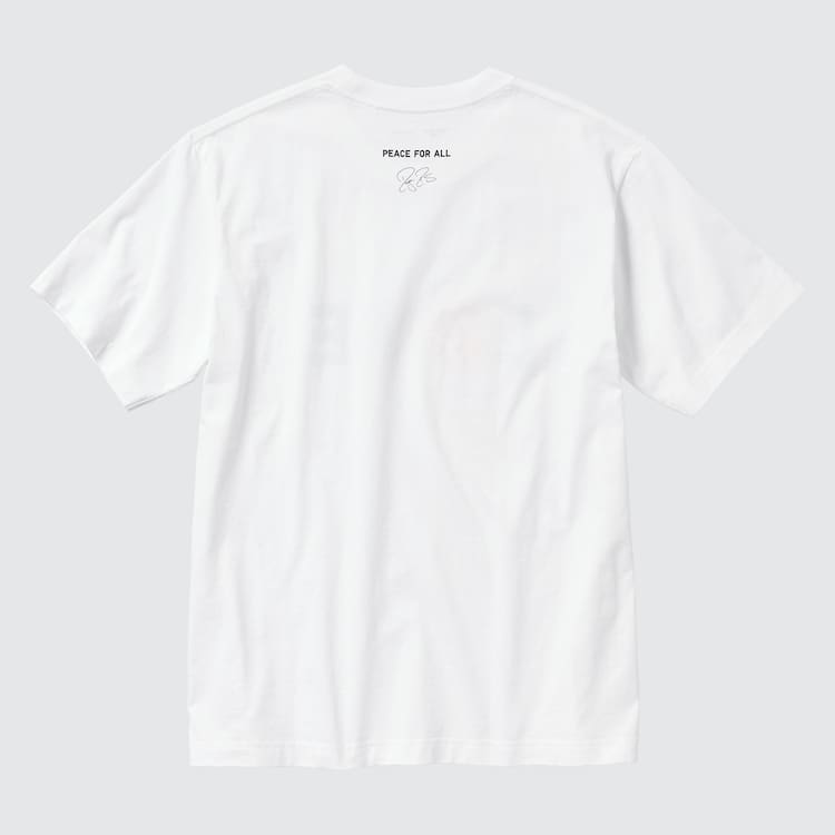 Uniqlo Peace For All Ut Grafika (Roger Federer) Tricko Panske Biele | UCBAQW-918