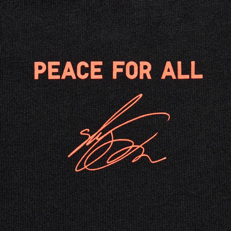 Uniqlo Peace For All Ut Grafika (Shingo Kunieda) Tricko Panske Čierne | HQPTAL-625