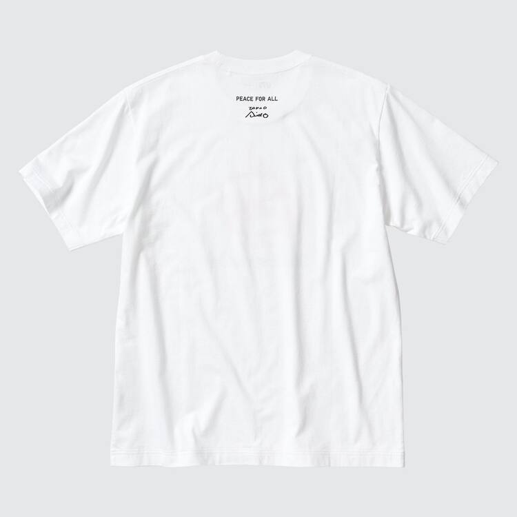 Uniqlo Peace For All Ut Grafika (Tadao Ando) Tricko Damske Biele | CRLYAU-436