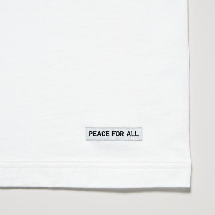 Uniqlo Peace For All Ut Grafika (Tadao Ando) Tricko Panske Biele | RJINUW-026