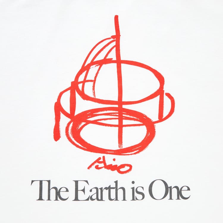 Uniqlo Peace For All Ut Grafika (Tadao Ando) Tricko Panske Biele | RJINUW-026