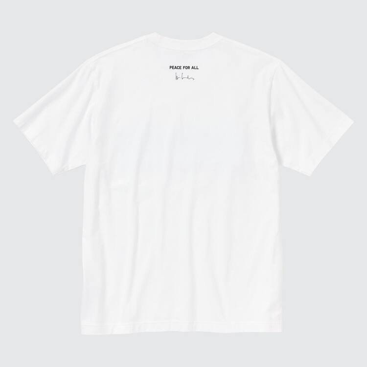 Uniqlo Peace For All Ut Grafika (Wim Wenders) Tricko Panske Biele | VQGPDT-972