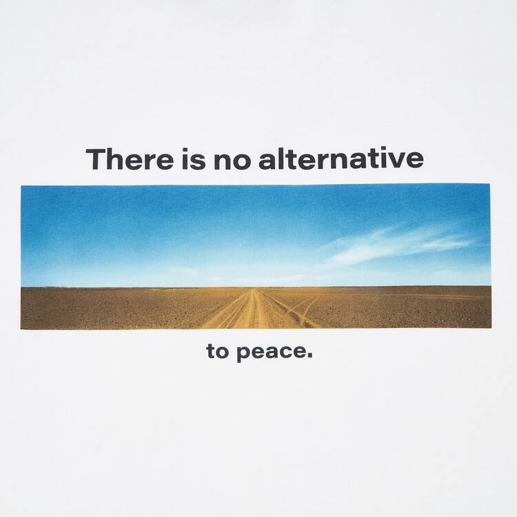 Uniqlo Peace For All Ut Grafika (Wim Wenders) Tricko Panske Biele | VQGPDT-972