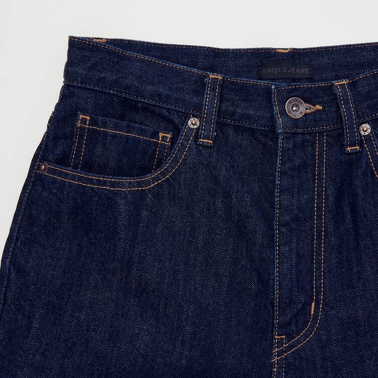 Uniqlo Peg High Rise Ankle Length (Long) (2021 Season) Džínsy Damske Námornícka Modrá | NVJEPS-324
