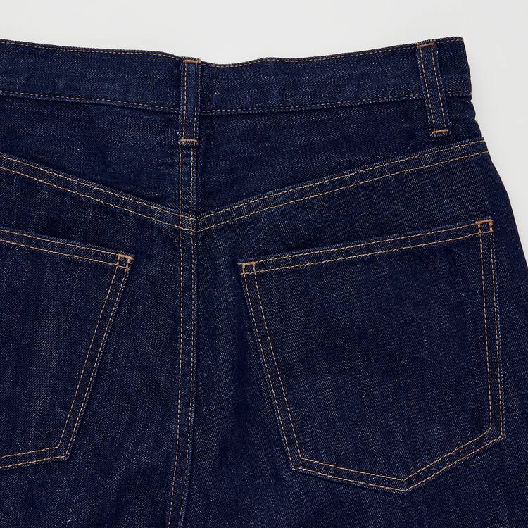 Uniqlo Peg High Rise Ankle Length (Long) (2021 Season) Džínsy Damske Námornícka Modrá | NVJEPS-324