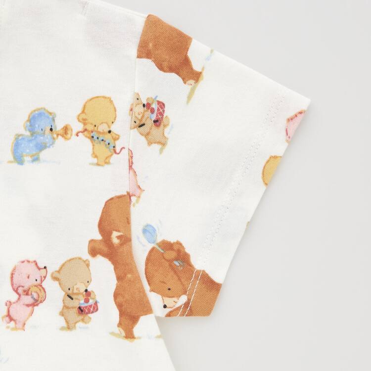 Uniqlo Picturebook Ut Grafika Tricko Pre Babatka Biele | YLTZIV-218